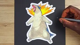 How To Draw TYPHLOSION | POKEMON | Step By Step Tutorial | DeMoose Art