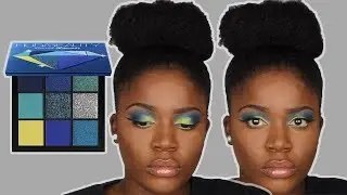 HUDA BEAUTY OBSESSIONS SAPPHIRE PALETTE TUTORIAL | THESANDRALUX