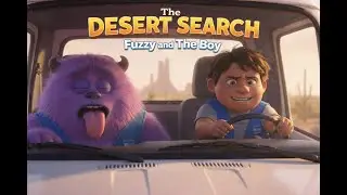 The Desert Search || Fuzzy and Boy || Kids short stories to make your children Learn Laugh Repeat