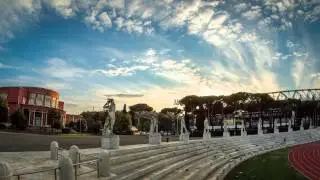 Rome 4K video: Time Lapse - Stadio dei Marmi