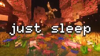 🌙 Fall Asleep Instantly ⎮ Minecraft Rain & Cozy Blossom House Ambience