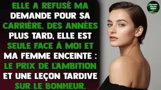 Elle a refusé ma demande pour sa carrière. Des années plus tard, elle est seule face à moi et ma...