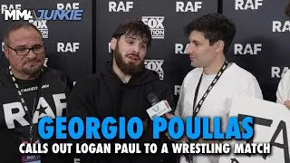 Georgio Poullas CALLS OUT Logan Paul to a wretsling match at RAF