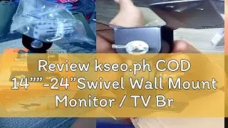 Review kseo.ph COD 14&rdquo;&rdquo;-24&rdquo;Swivel Wall Mount Monitor / TV Bracket (Black)