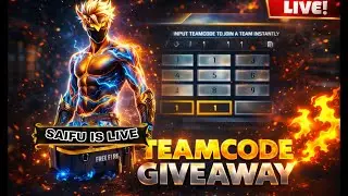 FREE FIRE LIVE CUSTOM ROOM GIVEAWAY | | CLASH SQUAD 🔴 CUSTOM ROOM GIVEAWAY  [ SAIFU IS LIVE ]