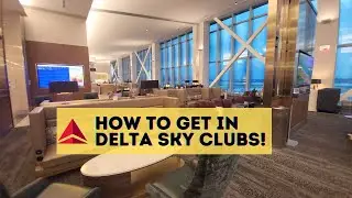 How to access Delta Sky Clubs in 2025| Delta Sky club access #delta #travel