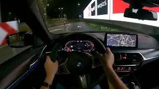 BMW 5 TEST S&Uuml;R&Uuml;Ş&Uuml; / BMW 5 2021 NİGHT / BMW 5 540D