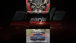 Ford Mustang Dark Horse 2024 Stock Vs ATAK comparison  #ford #mustang #borla #muffler #catback