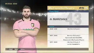 WHAT IF Andrea Barzagli Play for USC Palermo Only? (PES 2018 (PC))