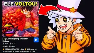 MEU DEUS.. O ANIME FIGHTING SIMULATOR LENDÁRIO ESTÁ DE VOLTA E RELANÇOU MUITO MELHOR!!