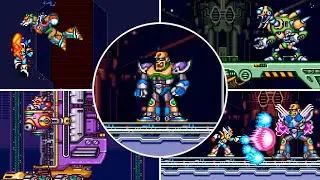 Mega Man X2 (SNES) All Bosses (No Damage)