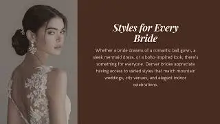Wedding Dresses Denver Colorado &ndash; Where Every Bride Finds &ldquo;The One