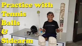 Practice with Tennis ballls & Sidearm