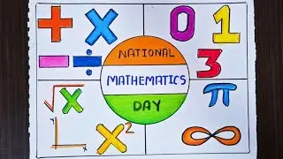 Mathematics Day Drawing|Maths Poster|Mathematics Day Chart|Maths Day Chart|National Mathematics Day