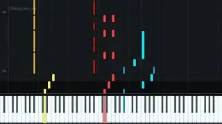 Vertical Seafood Taco - Sexual Lobster [Piano Tutorial + Sheet music]