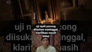 uji nyali pocong diisukan meninggal, klarifikasi masih hidup