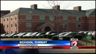 Threatening note found at Mason High School investigated