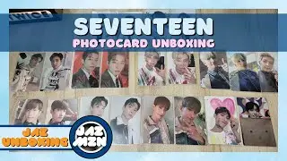 SEVENTEEN Photocard Unboxing | Jaz Unboxing