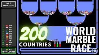 International Marble Showdown: Countries Compete in Thrilling Marble Race!