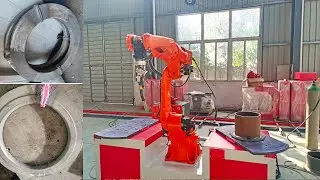 Flange Flash Welding Machine Production Line With Robots Fully Automatic Loading & Unloading 2025