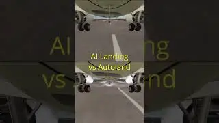 AI VS Airbus Autoland #avation #msfs2020 #msfs #pilot