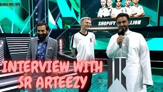 SR Arteezy Interview!! Post Match Shopify Rebellion vs Tundra Esports - Riyadh Masters 2023