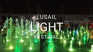 Visiting Lusail Light Festival 2020 | Lusail City Qatar | Qatar Vlogs | Subhan