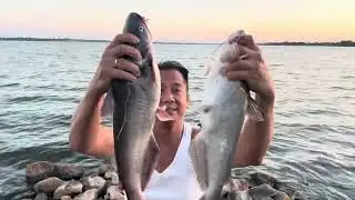 Fort Cobb Oklahoma (good day 8 Catfish) 8-20-25