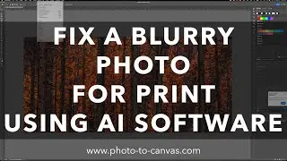 Repair Blurry Videos for Print Using AI Software