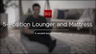 5-Position Ergonomic Portable Gaming Chair, Lounger, and Mattress Bed SKY5286