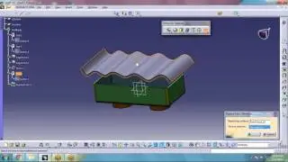 CATIA V5 TRAINING|Dress-up features-3|Thickness|Remove and Replace face feature