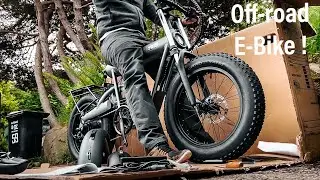 Fat Dirt Ebike!! Coswheel T20 unboxing and off-road test drive !!!