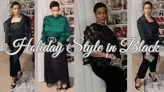 DAY 7 - 12 Days of Christmas -  BLACK FOR THE HOLIDAYS #styleinspo #fashion #holidayoutfits