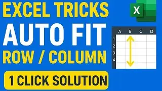 Excel AutoFit Row & Column Tricks | Resize Rows & Columns Automatically | Excel Tips in Hindi