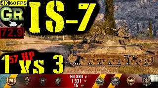 73_World of Tanks IS-7 WoT Replay - 8 Kills 6.2K DMG(Patch 1.4.0)