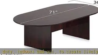GOF 6FT, 8FT, 10FT Conference Table Chair (G6751ALLOY) Set, Cherry, Espresso, Mahogany, Walnut, Art