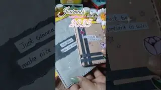 Journals I made in 2025✨️🌸&hearts;️ Journal flip through #scrapbooking #shorts #viral