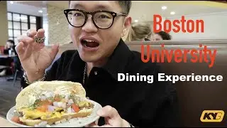What kind of Food do University Students in the US get at school? (Boston University Dining)