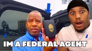 Federal Agent shows Badge Cops Suspect Impersonator | Reaction