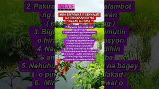 Senyales na tinamaan ka ng silent stroke #short #shorts #shortvideo