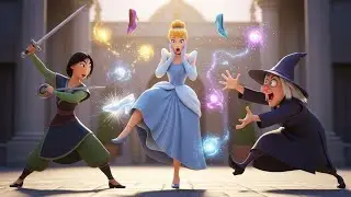 “The Battle for the Glass Slipper 😂✨”