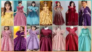 3 to 15 years baby girl  maxi dress design 2026 / Baby girl fancy long frock 