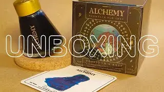 Unboxing Alchemy Fountain Pen Ink - Poseidon's Reef| Fountain Pen