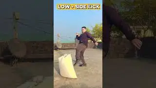 Low to Side kick tutorial #mma #kickboxing #tutorial #martialarts #youtubeshorts #selfdefense