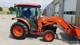 GovDeals: Kubota L3240 4WD w/ OEM CAB, LOADER, SWEEPER, FRNT