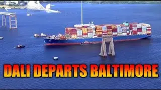 Dali leaves Baltimore heading to Norfolk