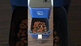 Salted crispy almonds in Airfryer | Easy Snack Recipe #airfryer #shortfeed #almond  #airfryerrecipes
