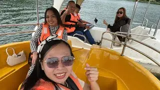 Bangun Pagi Breakfast Mee Cup & Teh Tarik// Main Boat Building Bersama Family Di Tasik Biru