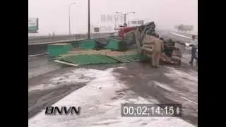 Various Winter Weather Bad Driving Conditions Stock Video Part 4