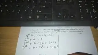 ARITHMETIC PROGRESSIONS/MATRICES AND TRANSFORMATIONS
